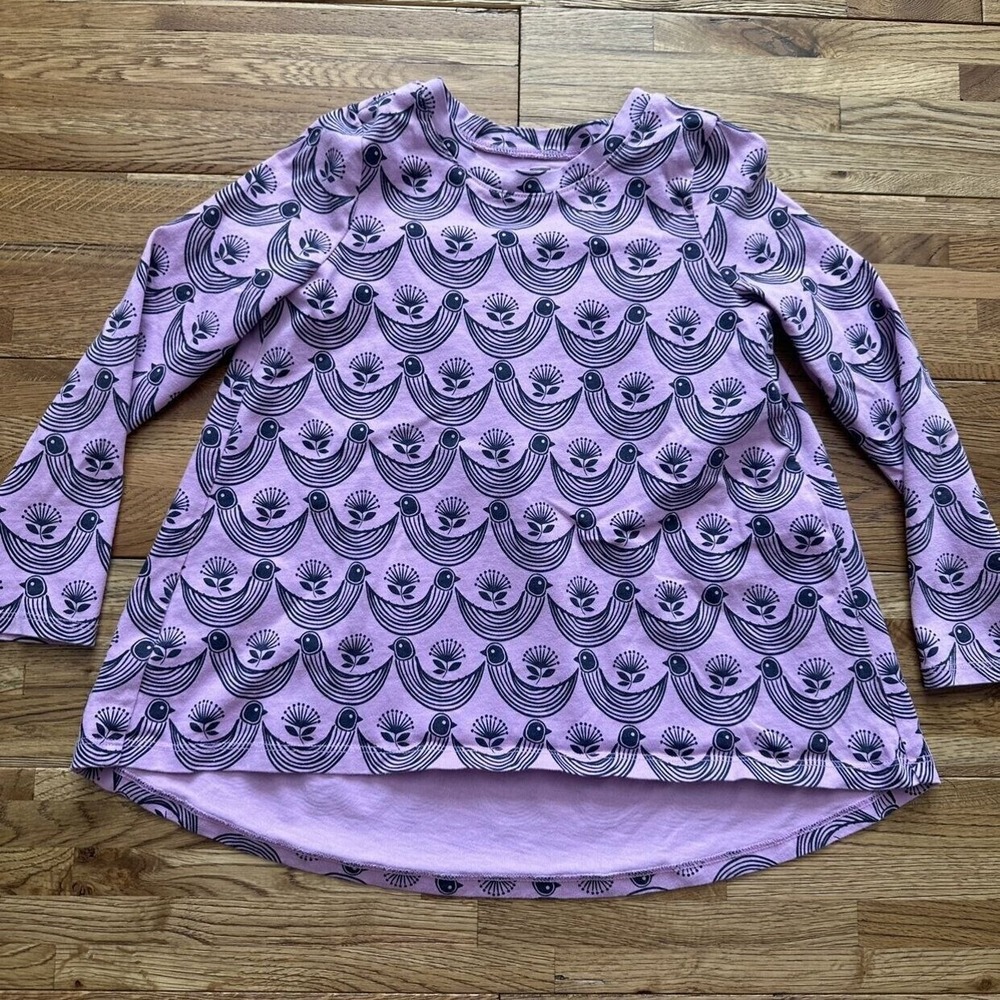Tea Collection Long Sleeve Swing Shirt Size 6